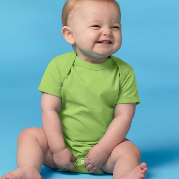 Rabbit Skins Fine Jersey Infant Lap Shoulder Creeper Thumbnail