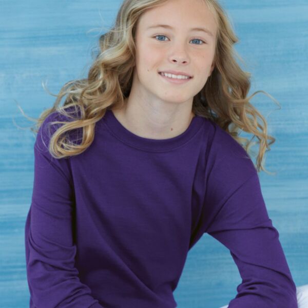 Gildan Youth Heavy Cotton Long Sleeve T-Shirt Thumbnail