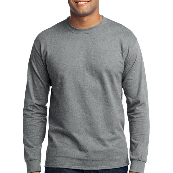 Tall Long Sleeve 50/50 Cotton/Poly T Shirt Thumbnail