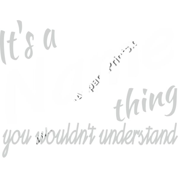 It's a "Your Name" Thing Customizable Template Thumbnail