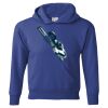 Hanes ComfortBlend® EcoSmart® Youth Hooded Sweatshirt Thumbnail