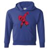 Hanes ComfortBlend® EcoSmart® Youth Hooded Sweatshirt Thumbnail