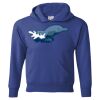 Hanes ComfortBlend® EcoSmart® Youth Hooded Sweatshirt Thumbnail