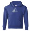 Hanes ComfortBlend® EcoSmart® Youth Hooded Sweatshirt Thumbnail