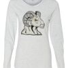 Heavy Cotton Missy Fit Long Sleeve T-Shirt Thumbnail